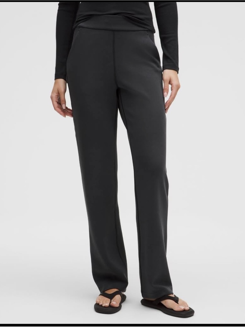 NWT Lululemon Softstreme HR Straight Leg Pant *Regular - XS (Black)